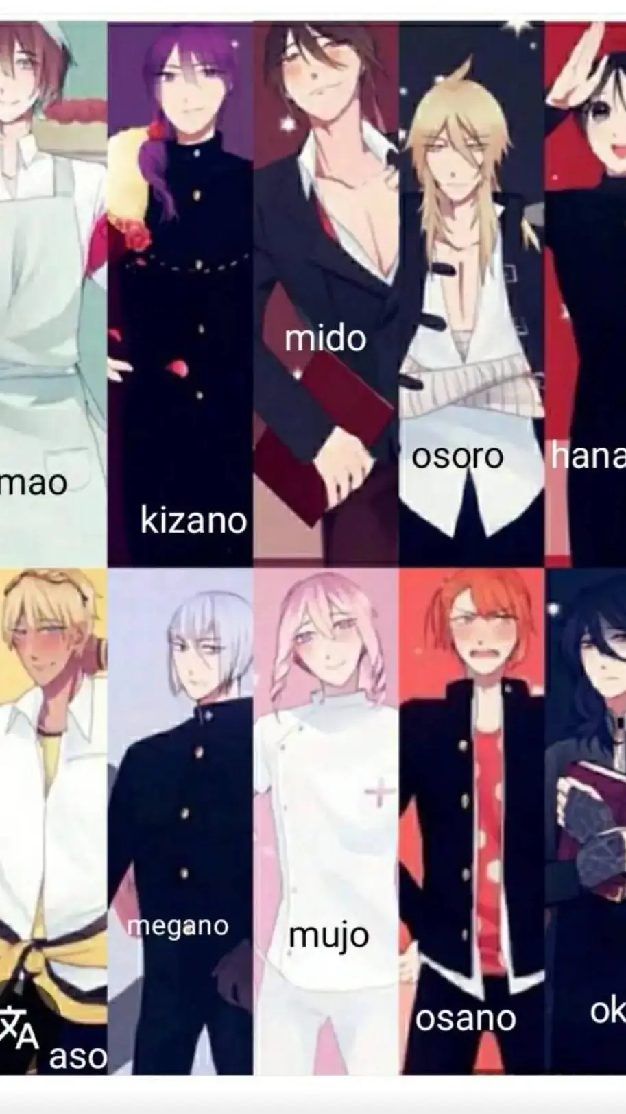 ai character: male rivals  background