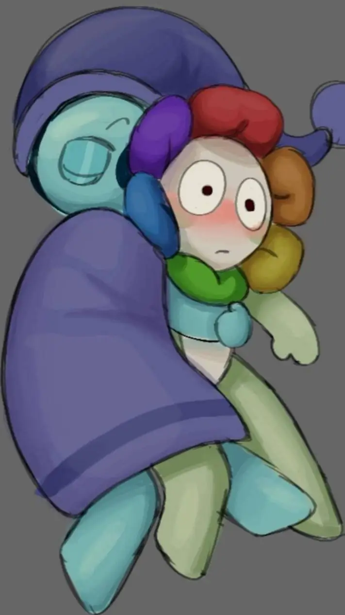 ai character: dandy x astro background