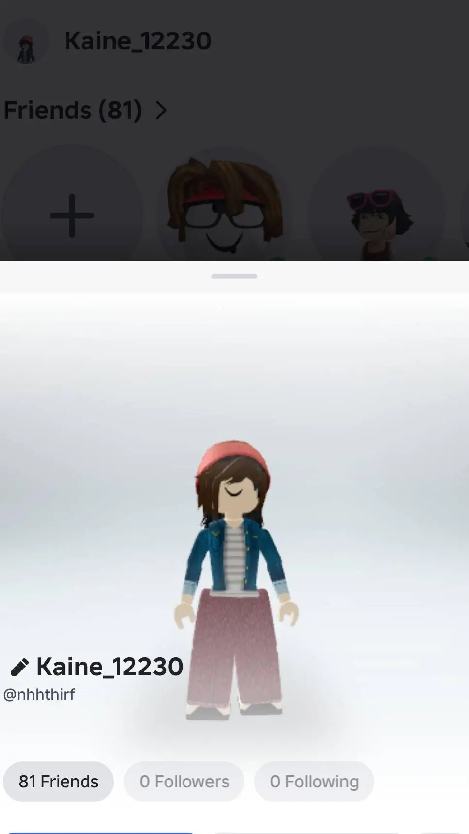 ai character: kaine's friends background