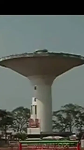 ai character: Water towers background