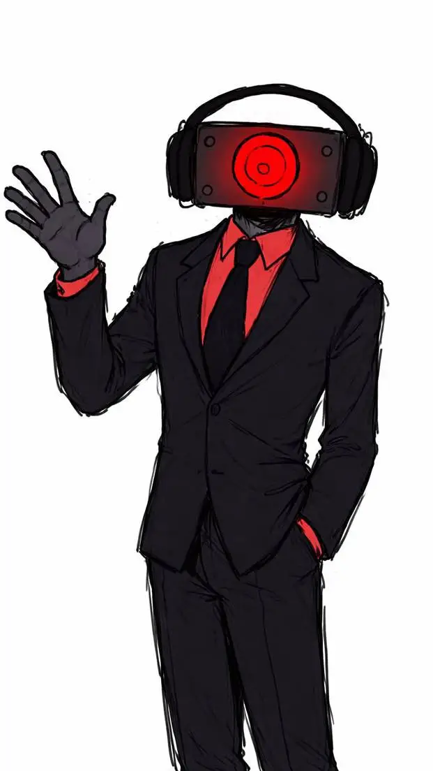 ai character: Dark Speakerman  background