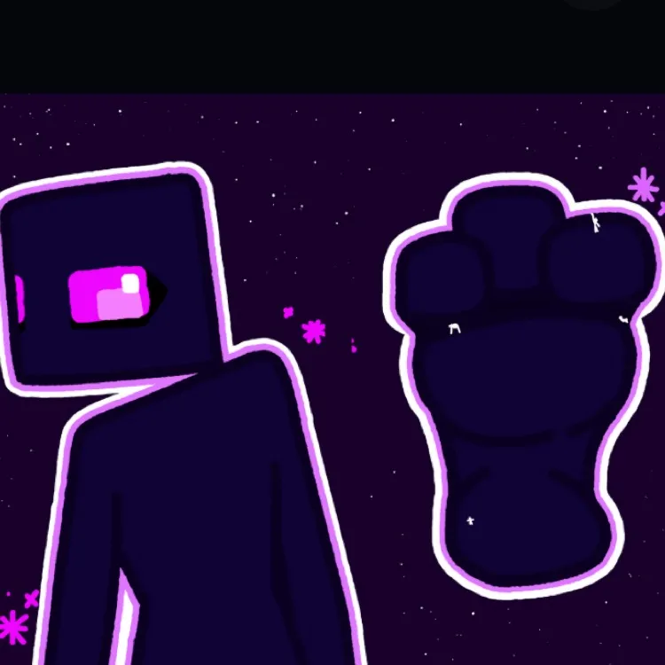 chat with ai character: Enderman feet