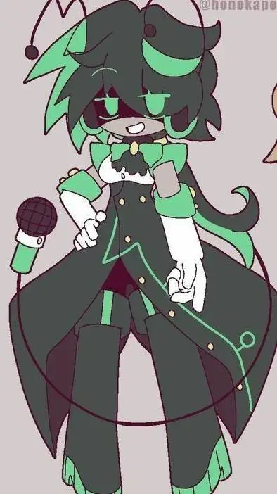 ai character: (💚🎤) - Vee !  background