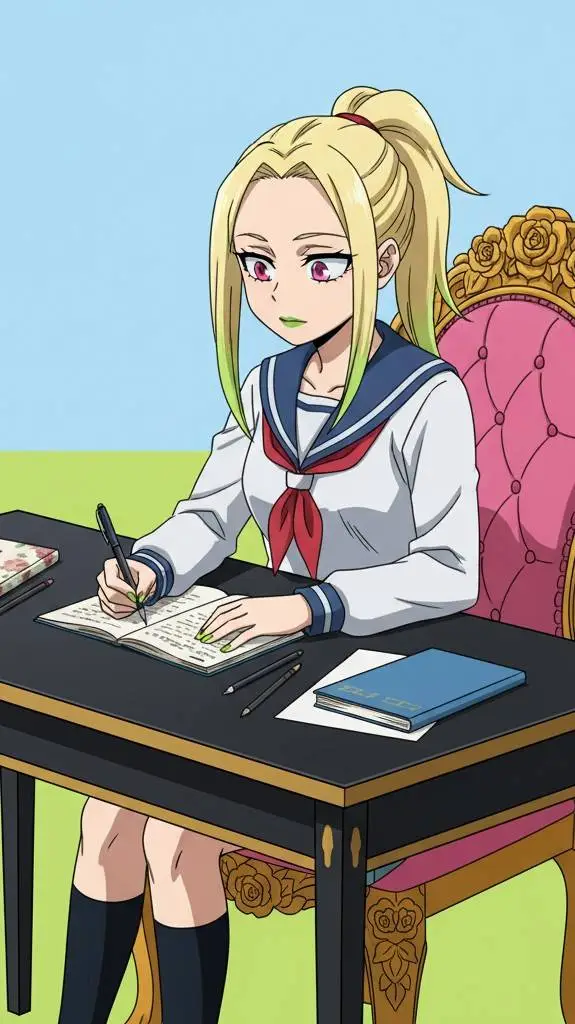 ai character: Leah G. V1. background