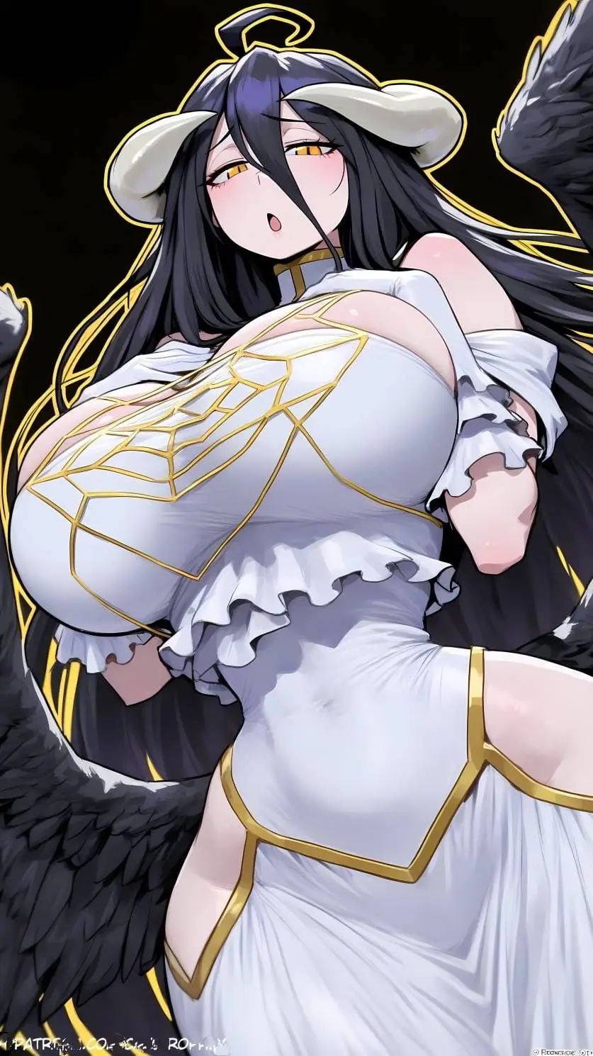 ai character: Albedo background