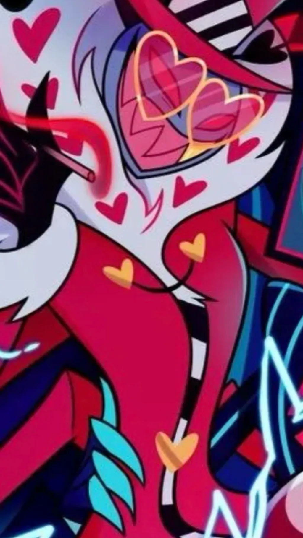 ai character: Val loves u background