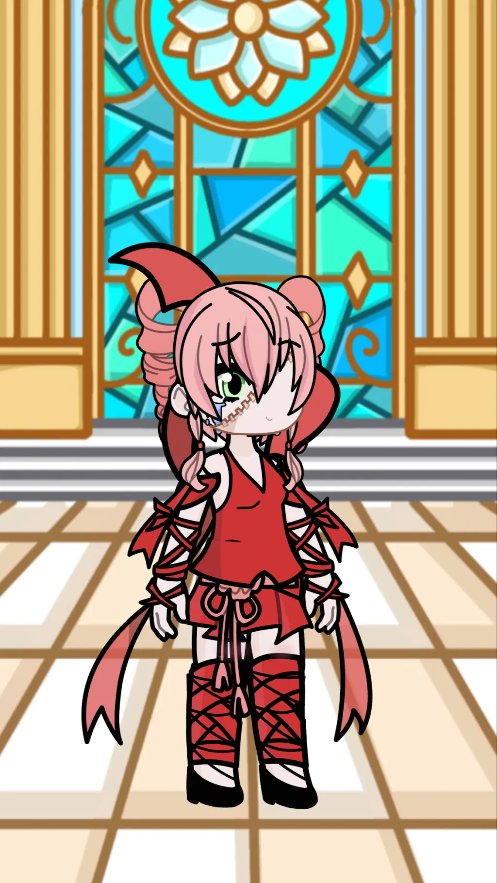 ai character: ❤️gangal❤️ background