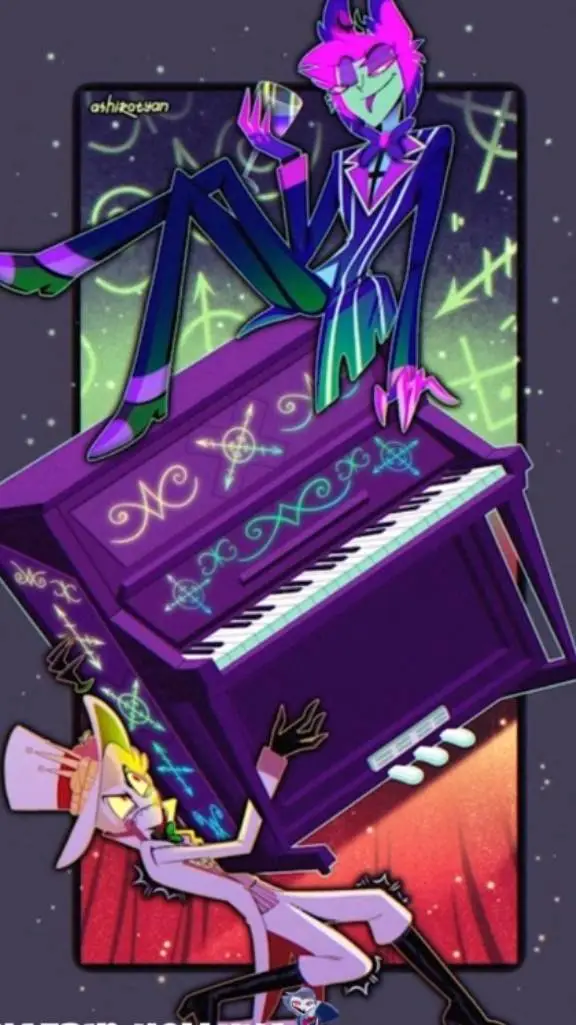 ai character: HAZBIN HOTEL background