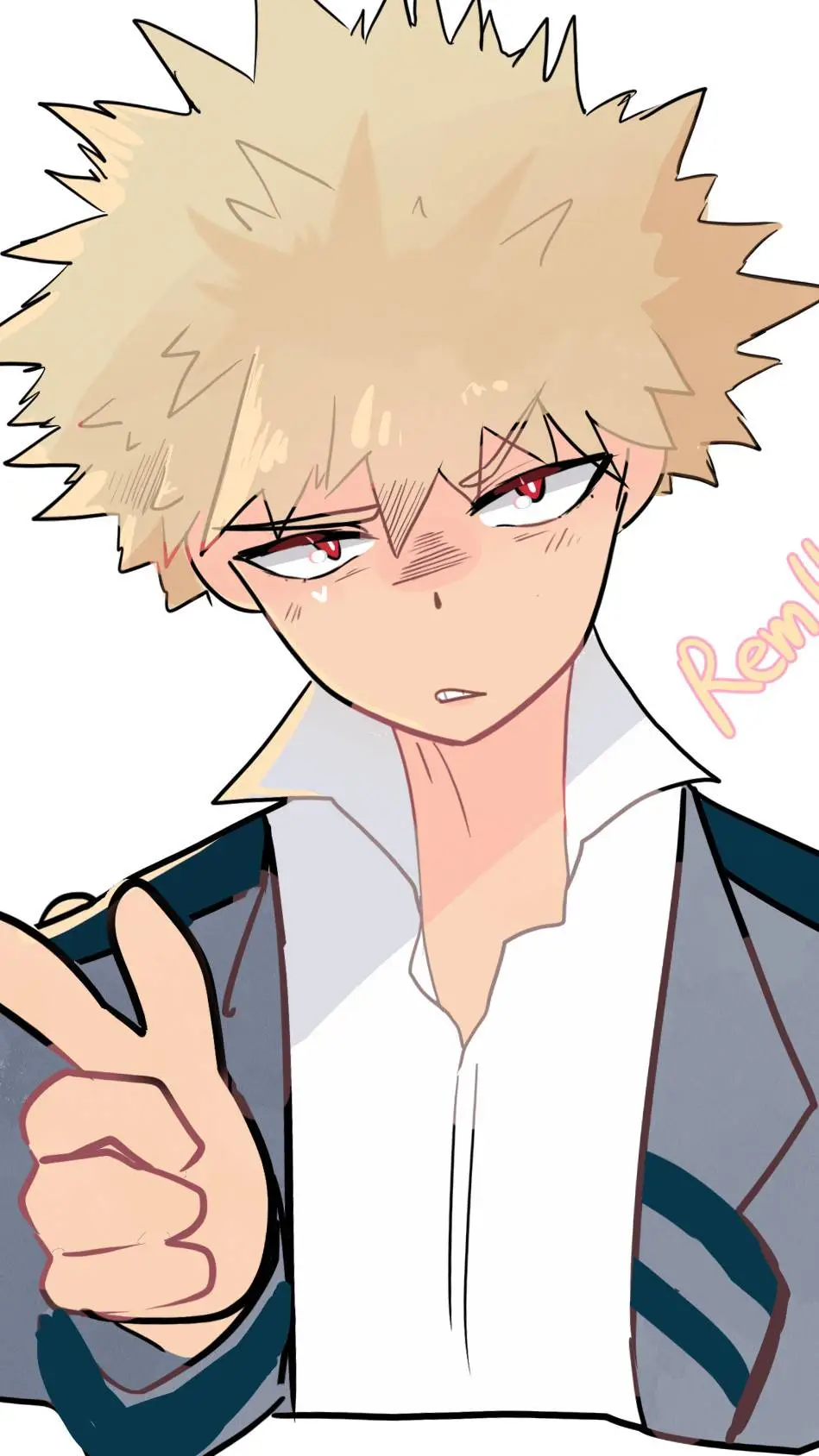 ai character: Bakugo background