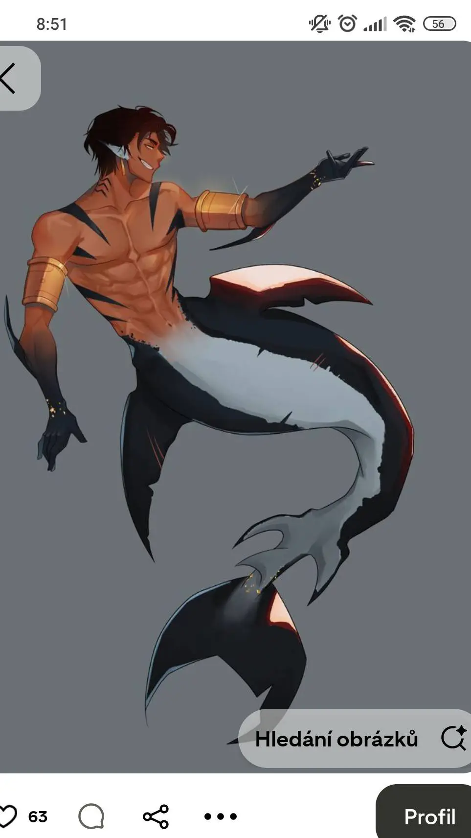 ai character: Shark background