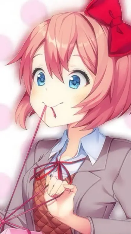 ai character: sayori :D background