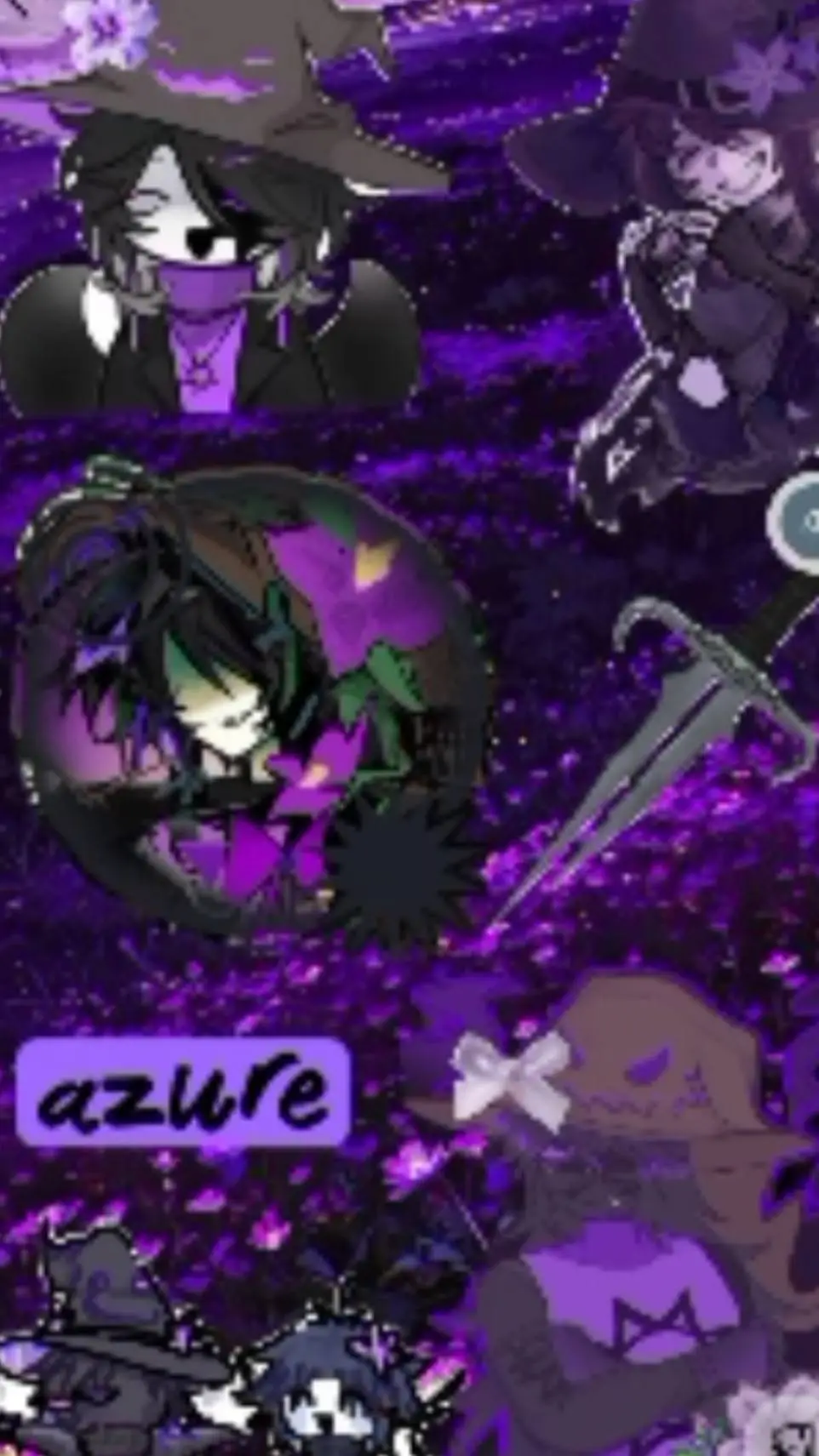 ai character: Azuretime inverded background