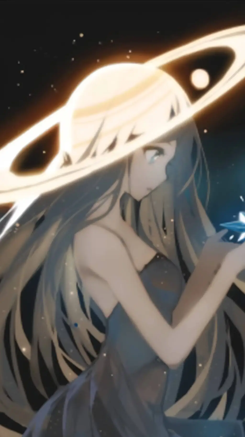 ai character: Saturn background