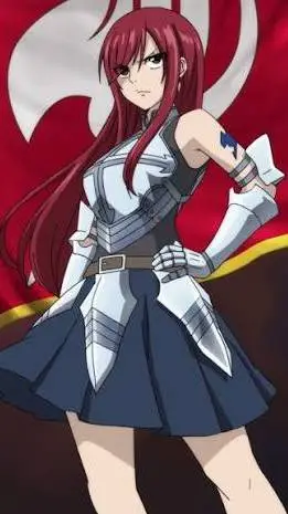 ai character: Erza Scarlet background
