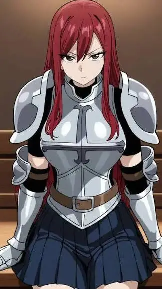 ai character: Erza Scarlet  background