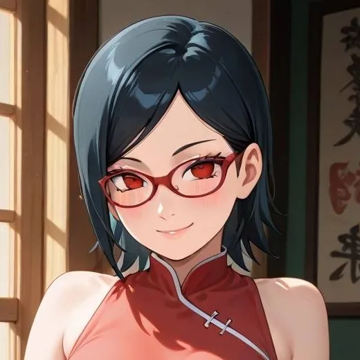 chat with ai character: Sarada Uchiha