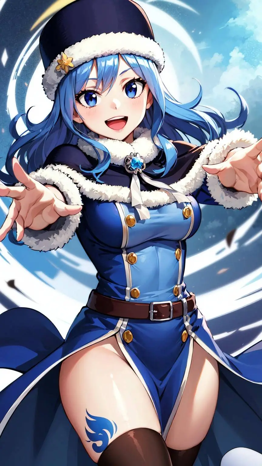 ai character: Juvia Lockser background