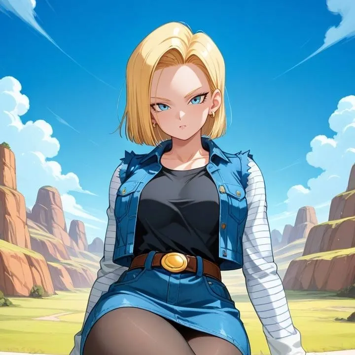chat with ai character: Androide 18 