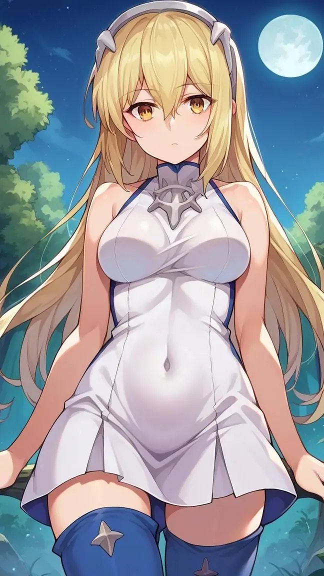 ai character: Aiz Wallenstein  background