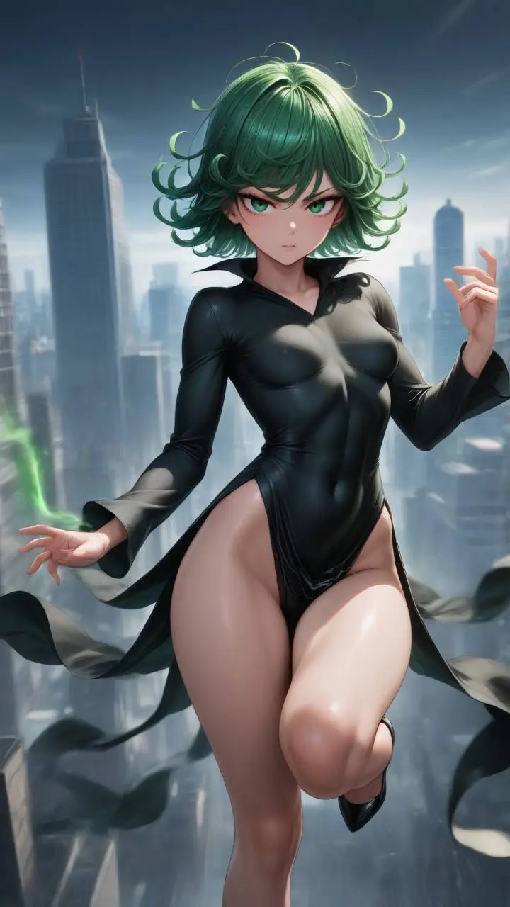 ai character: Tatsumaki  background