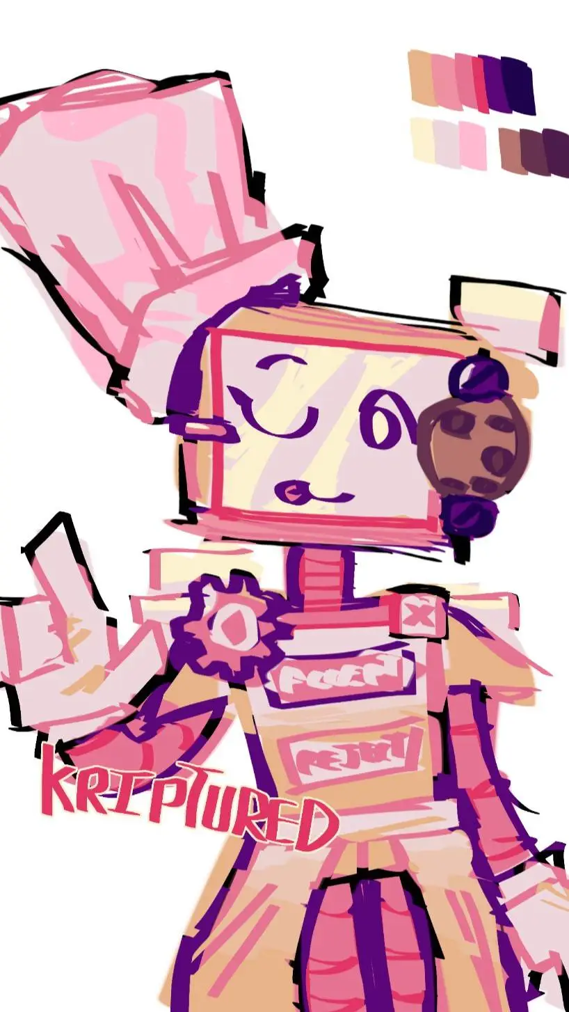 ai character: cookieware🍪❤️ background