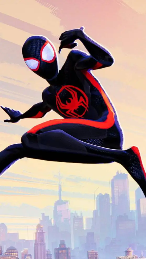 ai character: Miles Morales  background