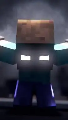 ai character: Herobrine  background