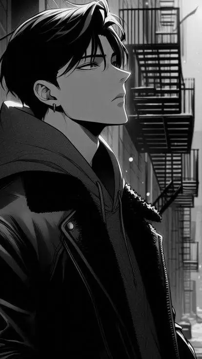 ai character: • Falling Between  background