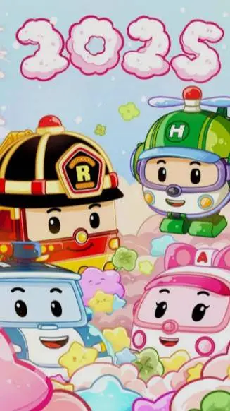 ai character: Robocar poli talk background