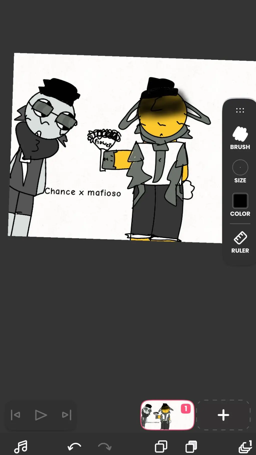 ai character: Mafioso x chance background