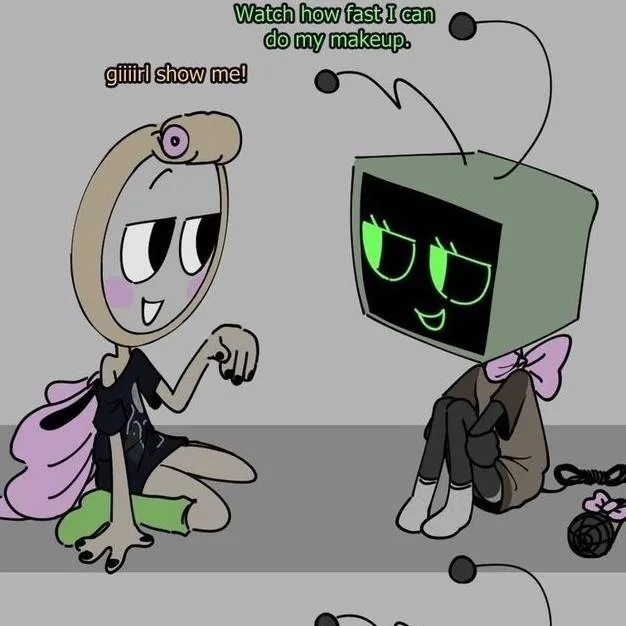 chat with ai character: Glisten and vee!! 