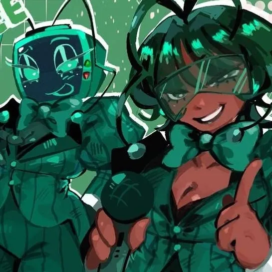 chat with ai character: ( 💚📺vee📺💚✨)