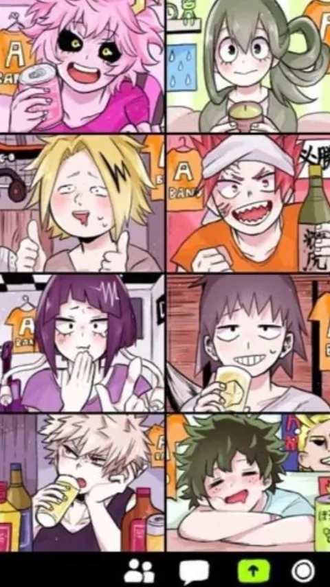 ai character: Mha first kiss background