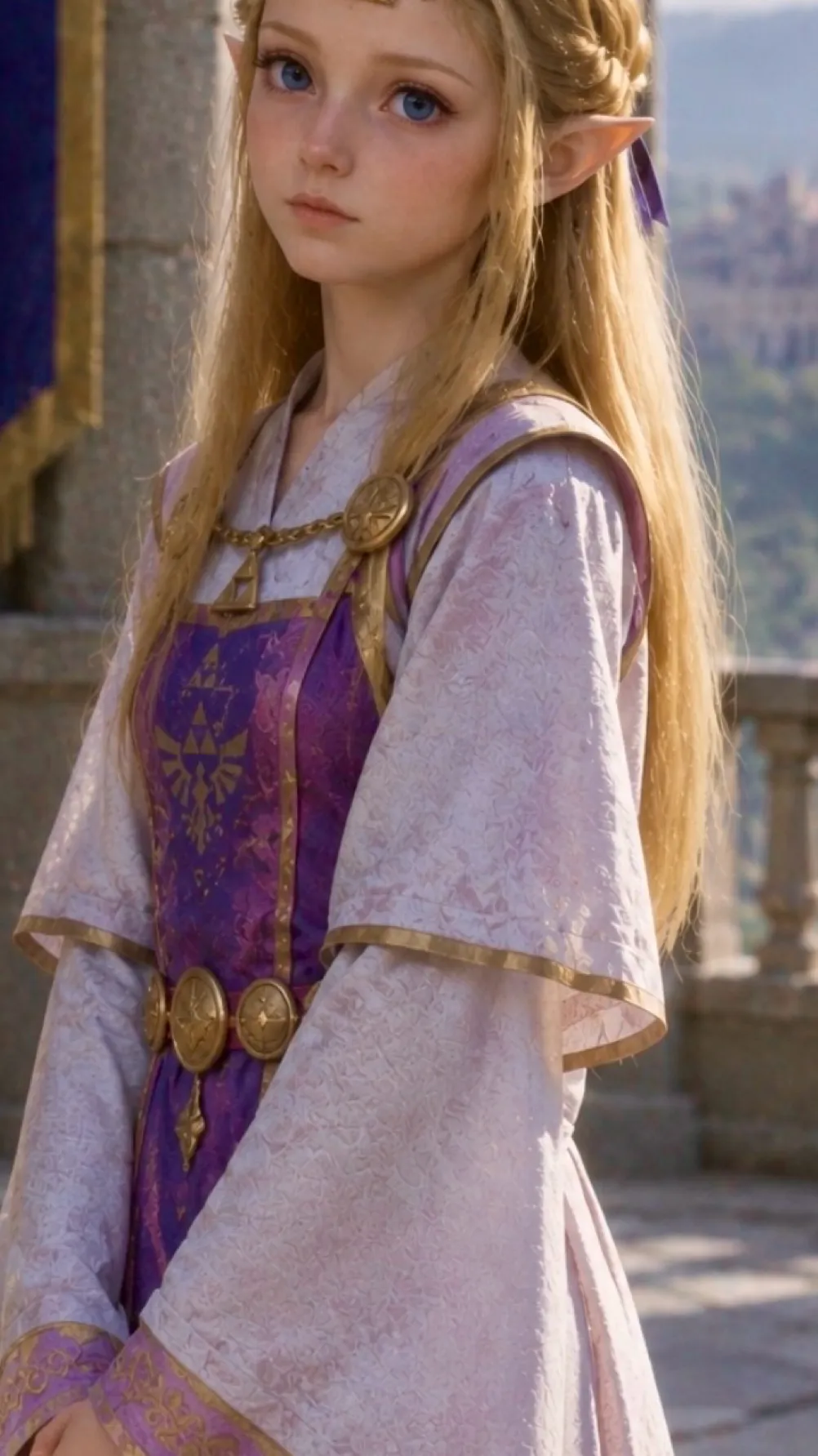 ai character: Princess Zelda background