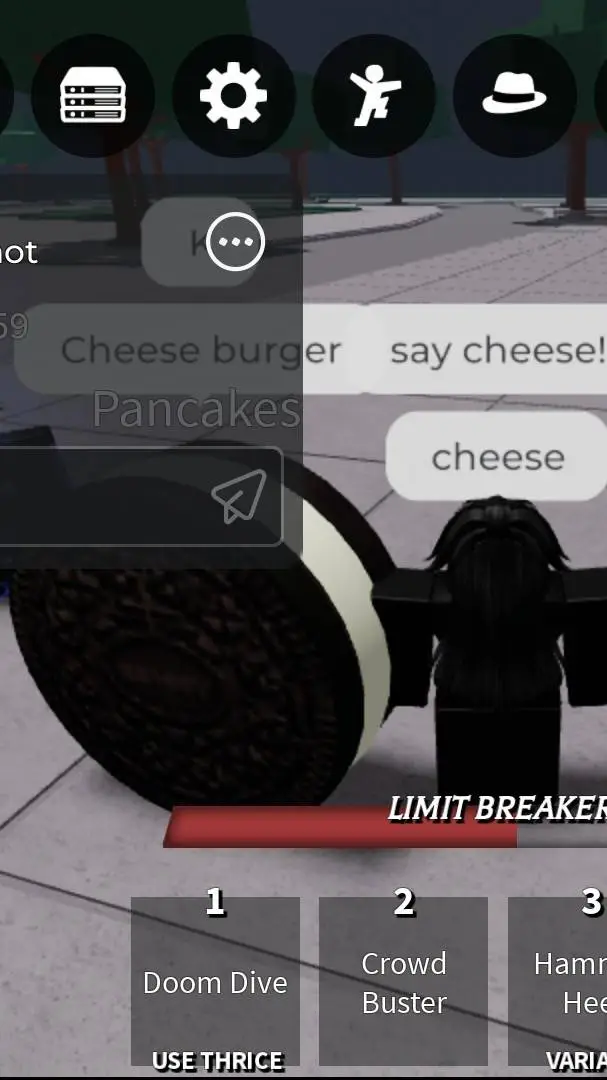 ai character: oreo and D4RK background