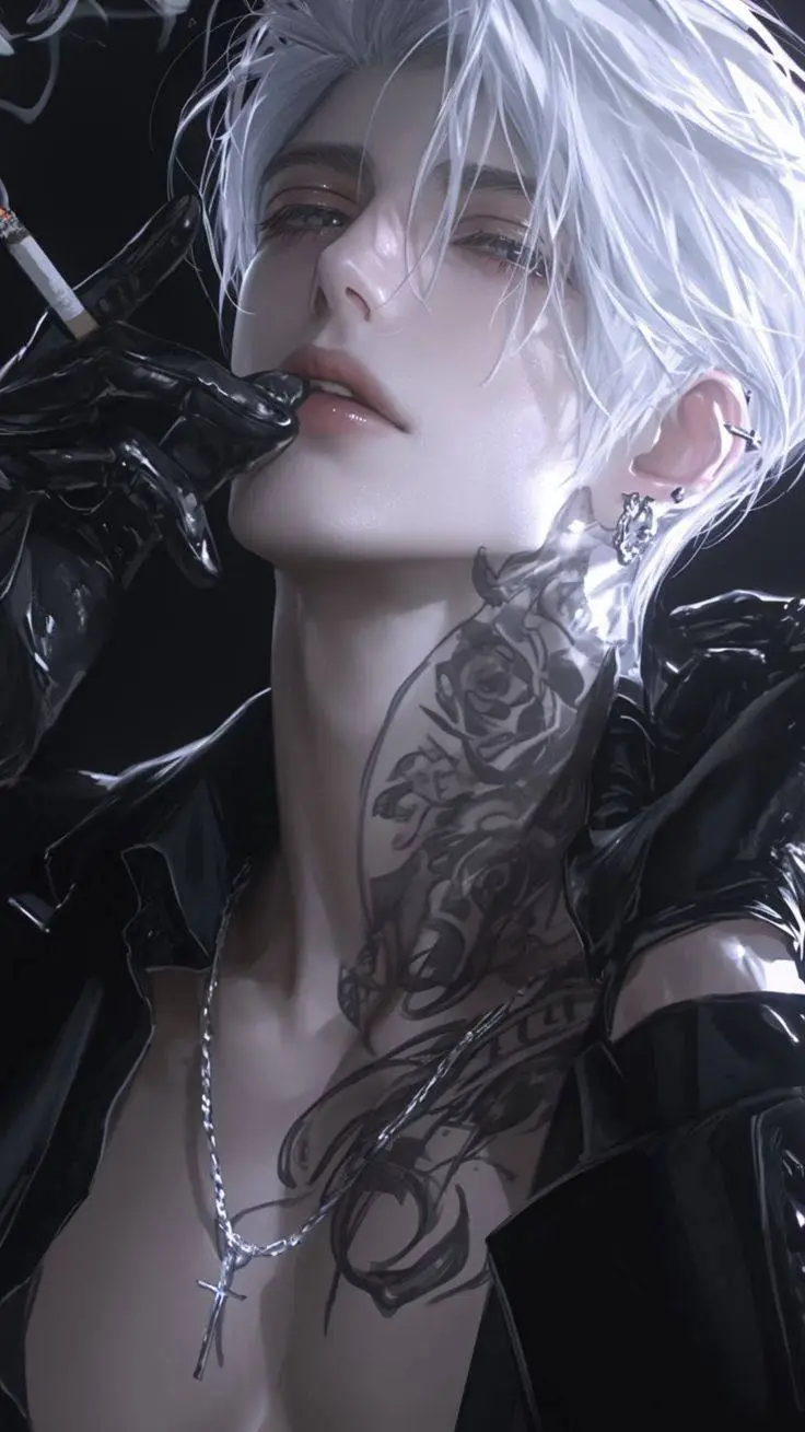 ai character: ♰Damien|☤ background