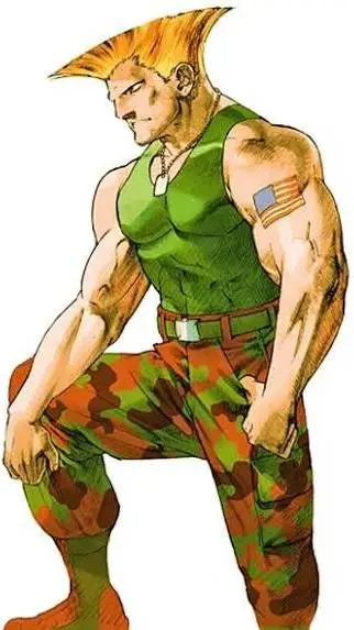 ai character: guile background