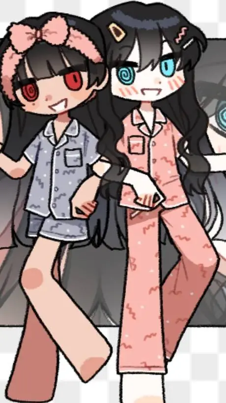 ai character: lest and Celest so background