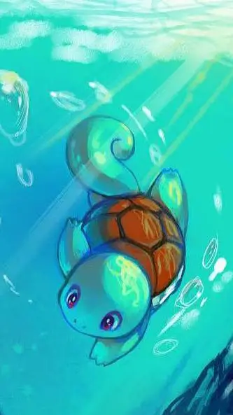 ai character: Squirtle background