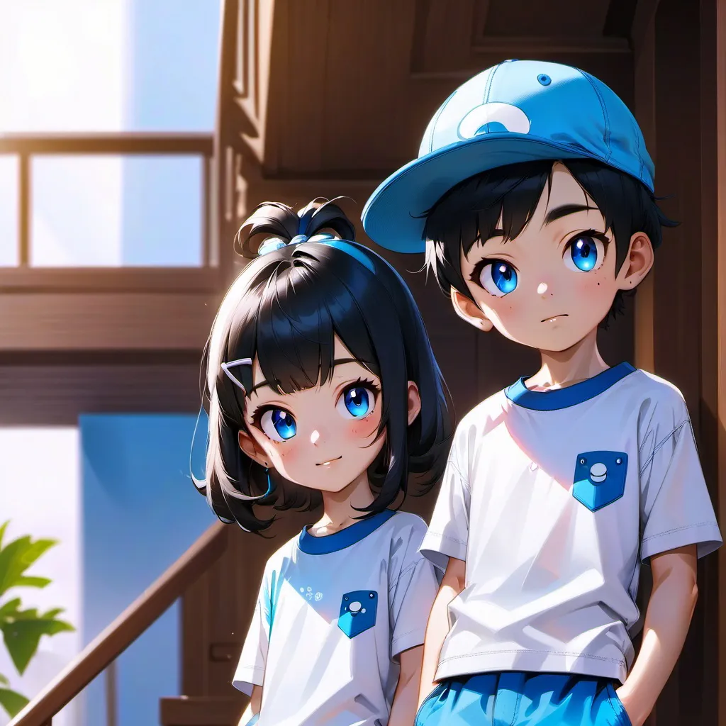 chat with ai character: My’cheal and blue