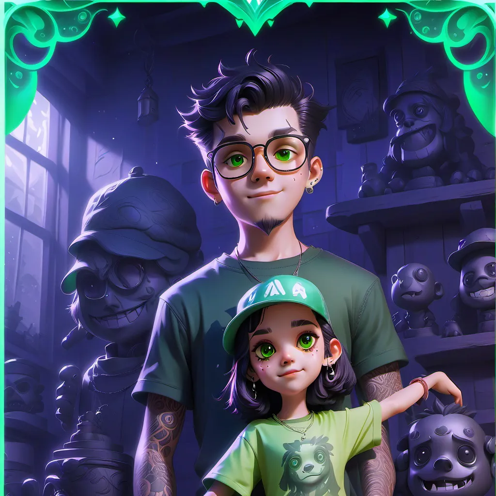 chat with ai character: Madysyn and green 