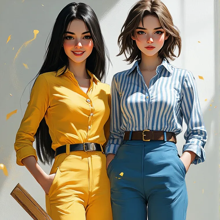chat with ai character: The big sisters