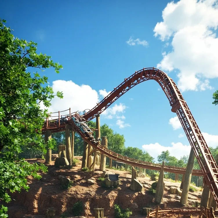 chat with ai character: Mine train
