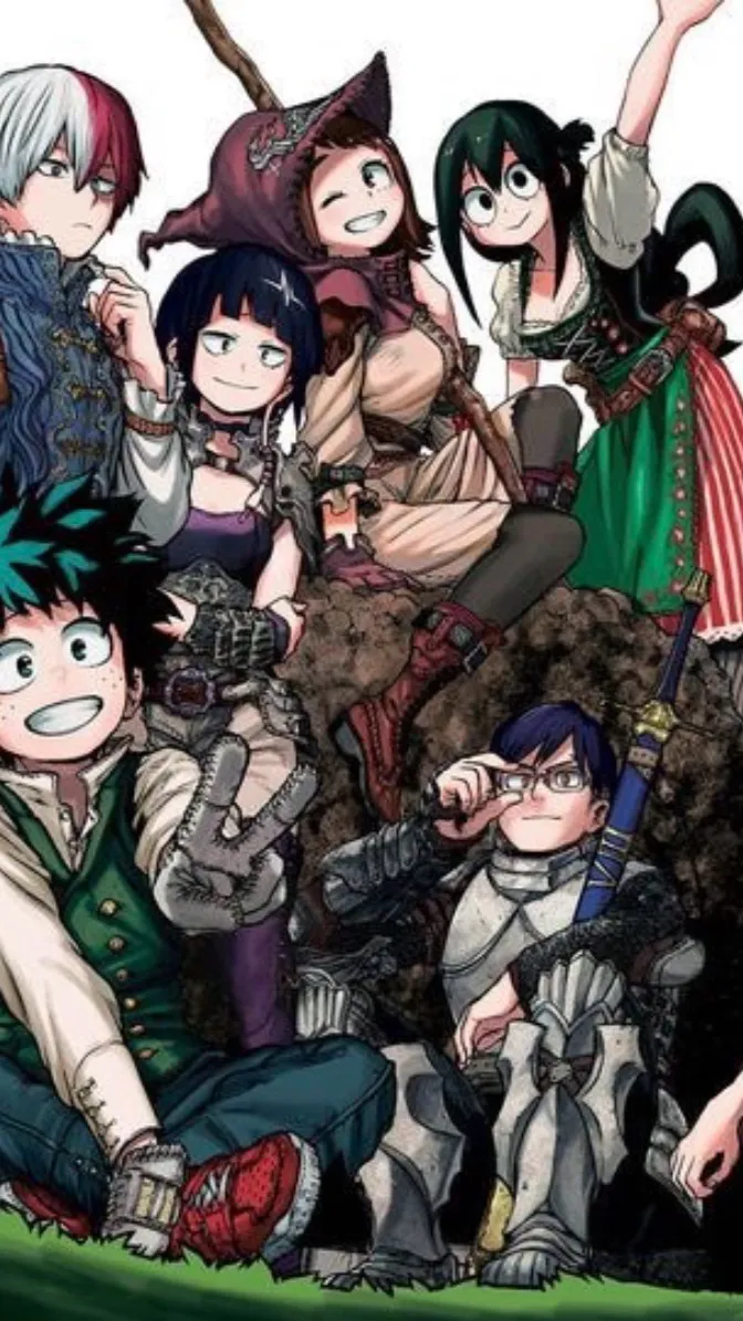 ai character: Mha fantasy background