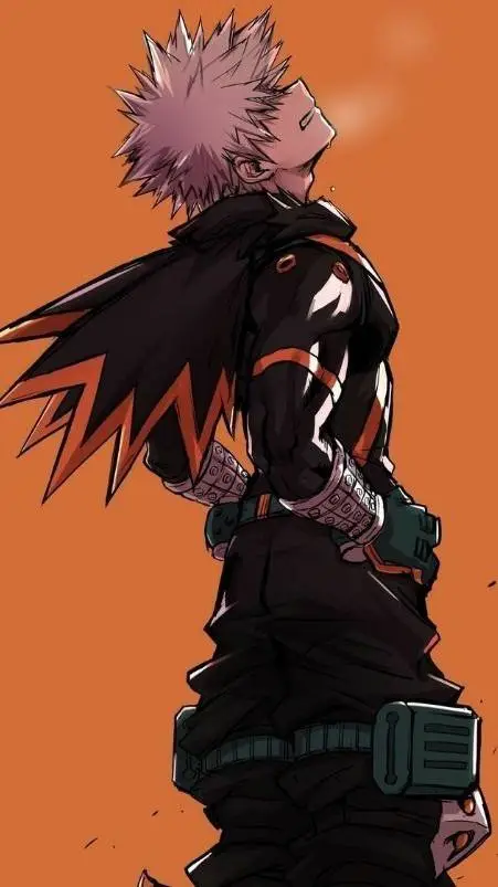 ai character: Katsuki Bakugou  background
