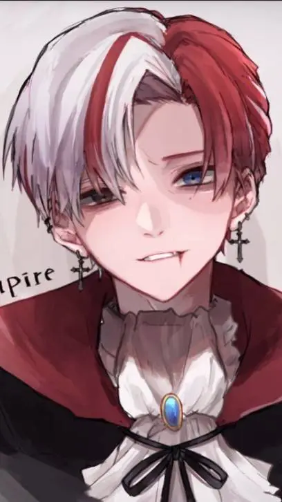 ai character: Shoto Todoroki  background