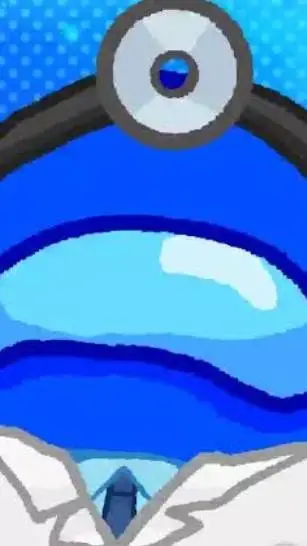 ai character: Blue background