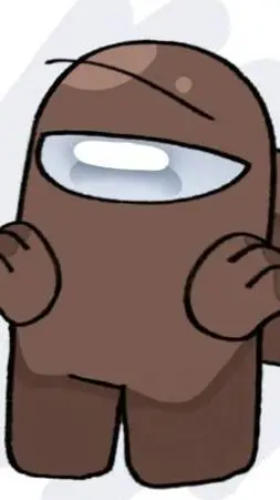 ai character: Brown background