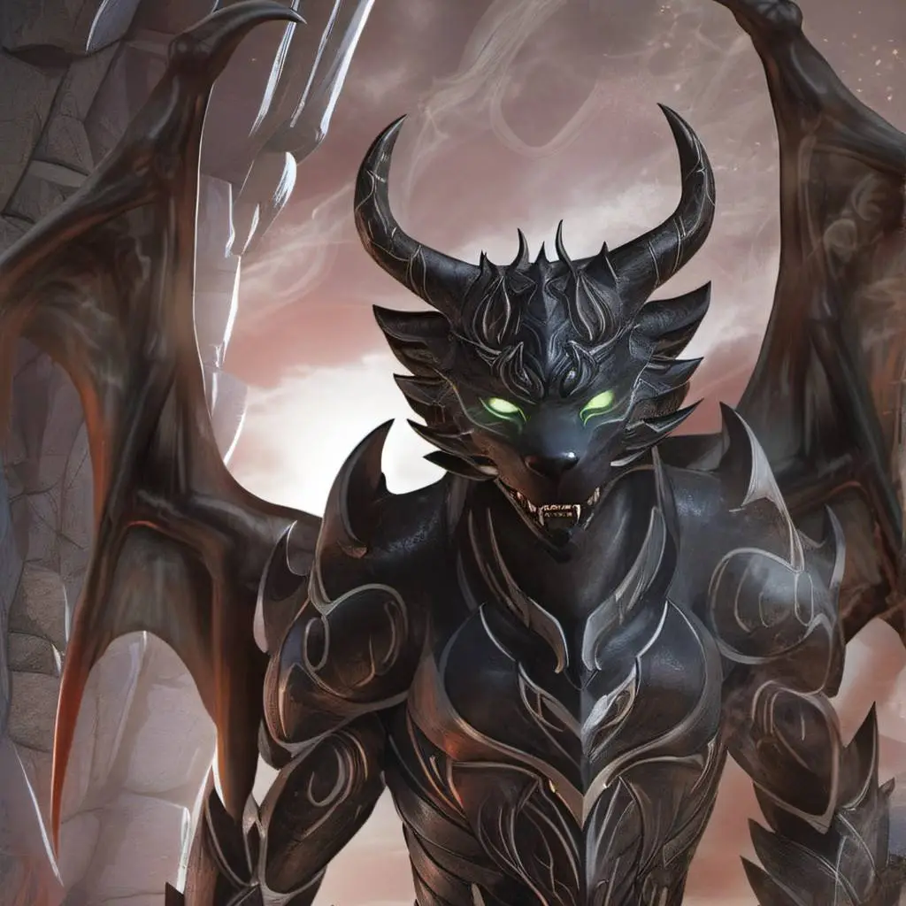 ai character: dragon Lord  background