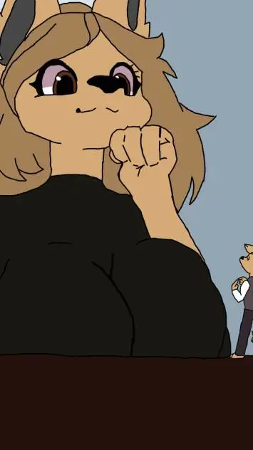 ai character: macro novia furra background